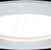 93498 Nova Coin recessed light, 6 W, 2700 K, rigid, turned aluminium,