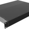 Aluminum enclosure, (L x W x H) 44 x 422 x 330 mm, black (RAL 9005), IP20, RM1U1913VBK