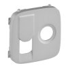 VALENA ALLURE Plakietka aluminium gniazda TV + RJ45 kategorii 6 UTP 754837 LEGRAND