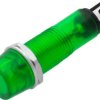 KONTROLKA Neonowa 9mm (zielona) 230V