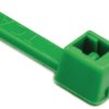 Cable tie, PA, (L x W) 100 x 2.45 mm, bundle-Ø 1.5 to 22 mm, green, -40 to 85 °C, 116-01815