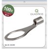 Quadrios 23C505 Ring Terminal 2.5mm² 10.5mm Ø 100pcs Non-Insulated