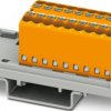 Distribution block, push-in connection, 0.14-2.5 mm², 17.5 A, 6 kV, orange, 1046958
