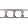 Logi Ramka Poczwórna Pozioma Srebrny 021490043 25238
