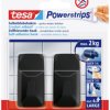 tesa Black Hooks L 58279-00000-20 2 szt.