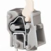 PCB terminal, 1 pole, pitch 5 mm, AWG 28-12, 16 A, cage clamp, light gray, 257-843/999-950