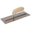 Marshalltown MXS1SS Plasterer's Finishing Trowel S/Steel Wooden Hndle 11x4.1/2in