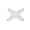 Konektor Czwórnik Luxsystem-1F White Biały Creelamp Krzyżak