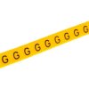 Oznacznik przewodów OZ-1/G żółty E04ZP-01020202800 /100szt./
