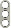 BERKER R.classic Ramka 3 potrójna stal szlachetna/czarny 10132004 HAGER