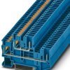 Double level terminal, push-in connection, 0.14-4.0 mm², 4 pole, 22 A, 6 kV, blue, 3210884
