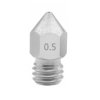 0.5mm M6 MK8 Stainless Steel Nozzle for 1.75mm Filament