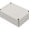 Obudowa ogólnego użytku Poliwęglan szerokość zew. 85 mm długość zew. 125 mm wys. zew. 40 mm Hammond IP65 Jasnoszary