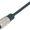Sensor actuator cable, M16-cable socket, straight to open end, 12 pole, 2 m, PUR, black, 3 A, 79 6030 20 12