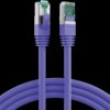 MK6001.10VI RJ45 Patch Cord Cat.6a S/FTP LSZH violet 10m
