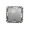 SEDNA DESIGN & ELEMENTS Wyłącznik schodowy z podświetleniem srebrne aluminium SDD113106L SCHNEIDER ELECTRIC