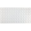 R-TECH 310009 PU Square Protective Feet 20.5 x 20.5 x 7.5 - Clear - Sheet 78