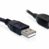 DeLOCK Kabel USB 2.0 Przedłużacz, A/A 15 cm S/B Kabel USB 0,15 m Czarny