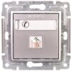 VENA Gniazdo telefoniczne pojedyncze RJ11 aluminium 514063