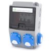 Rozdzielnica budowlana ogrodowa 4*GS 230V + zabezpieczenia + różnicówka + certyfikowany licznik MID, 6NO42C00FL