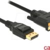 85314 Delock Cable DP 1.2 male > DVI 24+1 male passive, black, 3 m