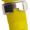 Gniazdo bananowe Żeński typ Gniazdo bananowe Żółty 32A Schutzinger rozmiar 4 mm