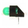 LED - 5mm green CBI Circuit board indicator (HLMP-3507-D00B2) - Avago