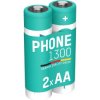 Nickel metal hydride-battery, 1.2 V, 1300 mAh, HR6, AA, 5030802, package with 2 pieces