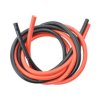 High Temperature Resistant Silica Gel Silicone Wire (8AWG 10mm2 1m Red & Black)