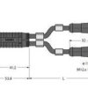 Turck 6629988 Adapter czujnika/aktuatora adapter, kształt Y 1 szt.