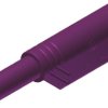 Adapter z wtykiem bananowym Męski Śruba typ Wtyk bananowy Fioletowy 24A Hirschmann Test & Measurement rozmiar 4 mm