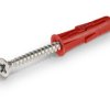 Kołki uniwersalne UNO 6 mm z wkrętem 4,0x45 mm 100 szt. do podłoży pełnych i otworowych UNO-06+445 RAWLPLUG