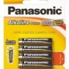 LR3 / AAA Panasonic 9334 Alkaline Power Bx 4