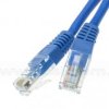 Patchcord UTP, kat5e, 0,5m, niebieski