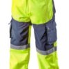 Spodnie robocze ostrzegawcze softshell, żółte, rozmiar M 81-750-M