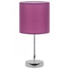 Lampka stołowa nocna AGNES 03148 fioletowo-srebrna STRUHM
