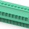 PCB terminal, 10 pole, pitch 3.5 mm, AWG 30-14, 11 A, cage clamp, green, 1-1986371-0
