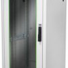 Server cabinet, 26 U, (H x W x D) 1342 x 600 x 600 mm, IP20, sheet steel, light gray, DN-19 26U-6/6-1