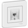 LEONA Gniazdo komputerowe RJ45 kat.5 białe LNA4300121 SCHNEIDER ELECTRIC