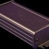 Aluminum enclosure, (L x W x H) 120 x 59 x 31 mm, black (RAL 9005), IP65, 1457C1202BK
