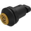 Outdoor switch, 1 pole, yellow, unlit , 3 A/240 V, 30 mm, IP67, 09-RS.1101.4100.M001