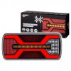Lampa tylna LED do przyczepy, X-SPIDER 1, 5 funkcji: pozycyjne, kierunkowskaz, przeciwmgielne, stop, odblask, L2424