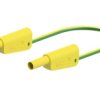 Przewód pomiarowy 66.2015-07520, 32A, 600 → 1000V, kolor: Zielony/żółty, dł. 75cm, Staubli