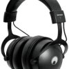 Omnitronic SHP-940M Słuchawki wokółuszne przewód stereo czarny DJ