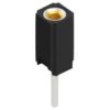 Socket header, 1 pole, pitch 2 mm, straight, BLY 1 1