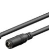 Kabel przedłużający DC, 5 m, czarny
