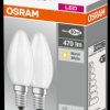 4058075803930 Osram-LED Base Retro, 2-Pack, e14, matt, 4 W, 470 lm