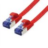 Patchkabel VALUE FTP, Cat.6A (Class EA), extra plat, rood, 1 m