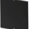 Side panel, PC, (W x H x D) 58 x 59.4 x 2 mm, black, for enclosure half shells, 2203362