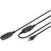 Digitus DA-73106 USB cable black 15m USB 3.2 Gen 1 USB-A plug to socket